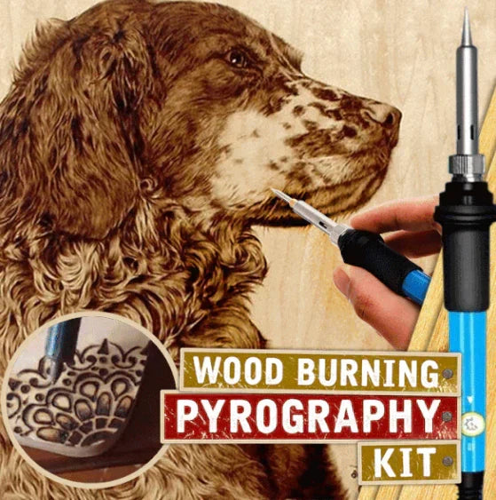 Niki | Wood Burning Set | Adjustable Temperature & 28 Tips | Creative Hobby