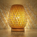 Niki | Woven Table Lamp with USB Power