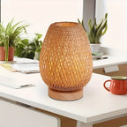 Niki | Woven Table Lamp with USB Power