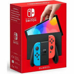 Nintendo Switch – OLED Model w/ Neon Red & Neon Blue Joy-Con (Refurbished)