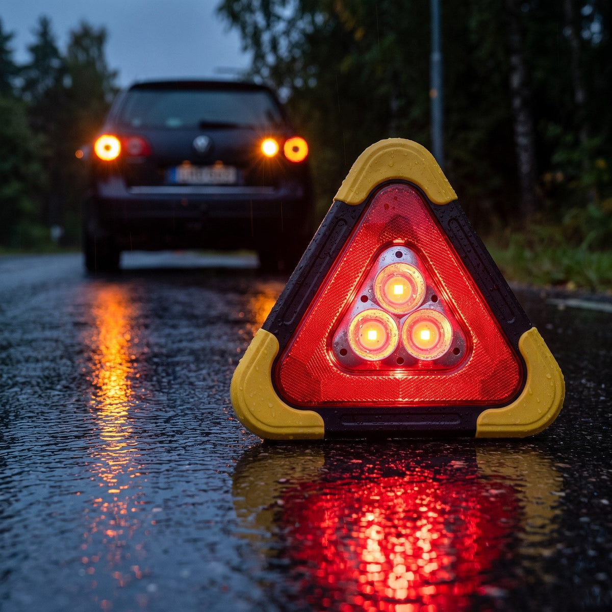 Solar-Powered Emergency Beacon with Magnetic Mount