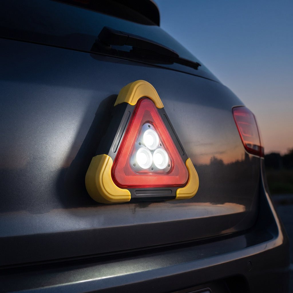 Solar-Powered Emergency Beacon with Magnetic Mount