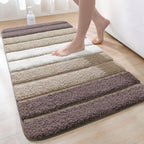 Non-Slip Absorbent Microfiber Bath Mat & Bathroom Floor Rug
