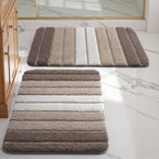 Non-Slip Absorbent Microfiber Bath Mat & Bathroom Floor Rug