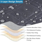 Non Slip Recliner Chair Cover, Washable Reclining Chair/Furniture Protector
