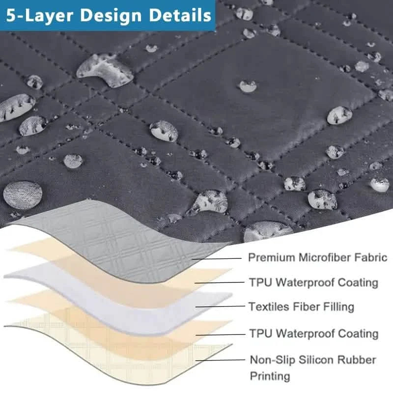 Non Slip Recliner Chair Cover, Washable Reclining Chair/Furniture Protector