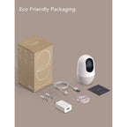nooie 1080P Home Security Camera, Motion Tracking, Super IR Night Vision, Works with Alexa, Two-Way Audio, Motion & Sound Detection  (Refurbished)