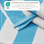 Cotton Velour Cabana Stripe Beach Towel - Novia Collection