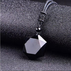 Obsidian Tibetan Metaphysical Necklace
