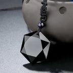 Obsidian Tibetan Metaphysical Necklace