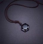 Obsidian Tibetan Metaphysical Necklace