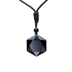 Obsidian Tibetan Metaphysical Necklace