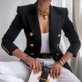 Old School-Inspired Women's Blazer with Classic Tailoring and a Contemporary Twist