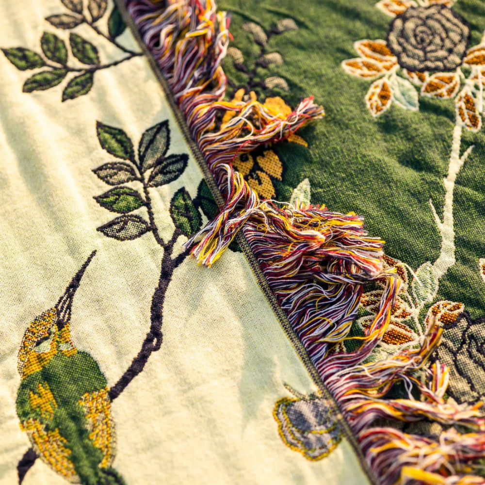 Textured Layered Gauze Cotton Throw