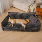 Orthopedic Dog Bed CaniSofa – Joint Support, Washable Cover, Comfortable Headrest