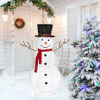 Outdoor Christmas Snowman Light Decoration
