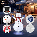 Outdoor Christmas Snowman Light Decoration