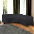 Outdoor L Shape Sofa Covers Water Resistant