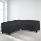 Outdoor L Shape Sofa Covers Water Resistant