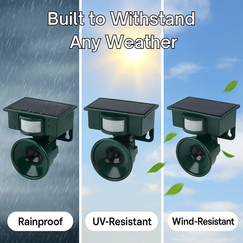 Outdoor Motion Sensor Bird & Pigeon Deterrent Repeller