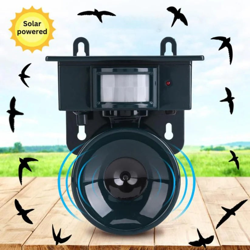 Outdoor Motion Sensor Bird & Pigeon Deterrent Repeller