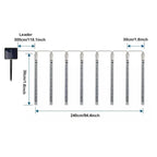 Outdoor Solar Meteor Christmas String Lights