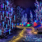 Outdoor Solar Meteor Christmas String Lights