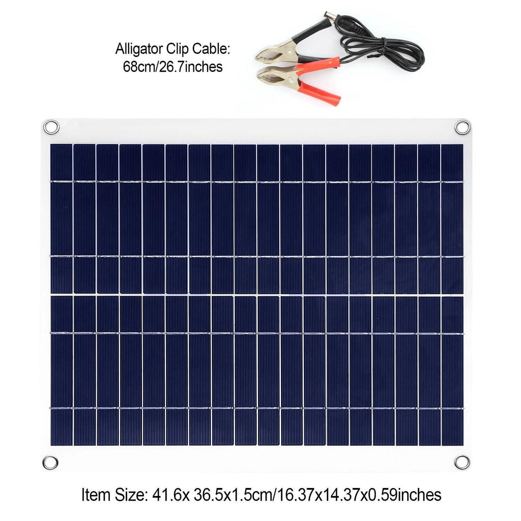 Outdoor Solar Panel 12V 25W Car Battery Charger