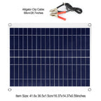 Outdoor Solar Panel 12V 25W Car Battery Charger