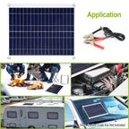 Outdoor Solar Panel 12V 25W Car Battery Charger