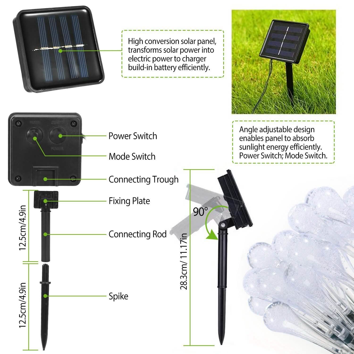 Outdoor Solar String Lights