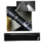 Telescopic magnetic LED flashlight