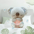 Anxiety Relief Koala Plush Toy with Music, Lights and Rhythmic Breathing Motion