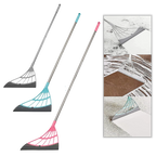 Telescopic rubber sweeper