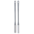 Toe Gap Cleaning Brush with Long Handle Gray-1 Set (Cleaning Brush + Anti-Itch Brush)