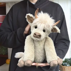 Scottish Handmade Highland Cattle Plush Toy