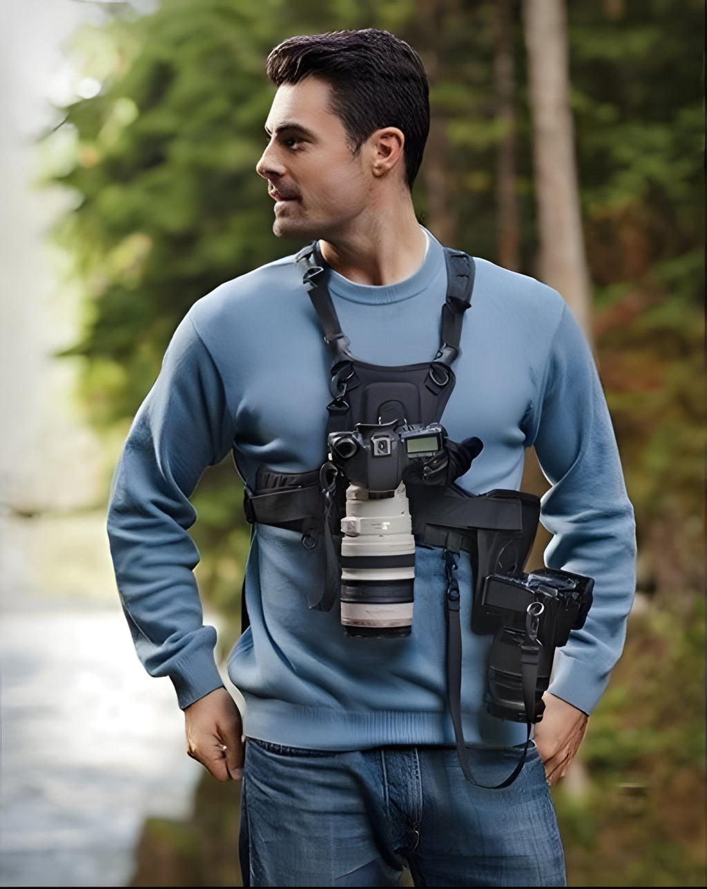 Dual Camera Chest Harness System