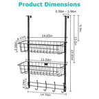Over The Door Hooks Organizer