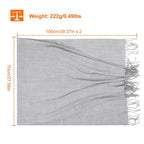 Oversize Cashmere Wool Shawl Wrap Blanket