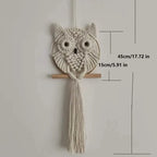 Owl Macrame Home Tapestry Boho Tapestry Wall Hanging