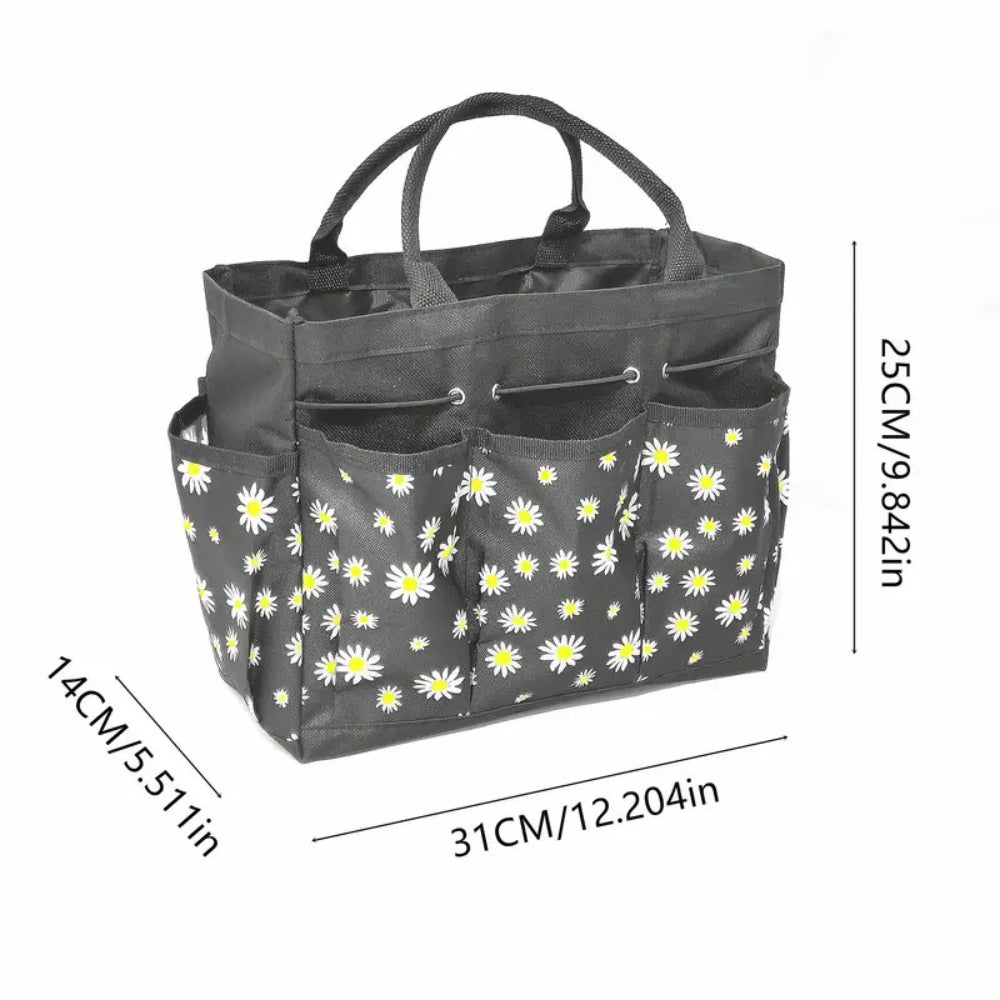 Floral Garden Tote Organizer Bag