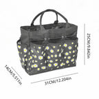 Floral Garden Tote Organizer Bag