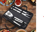 4 Piece Tool Set Stainless Steel Grill Accessories