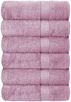 6-Piece Hotel & Spa 100% Cotton Bath Towel Set