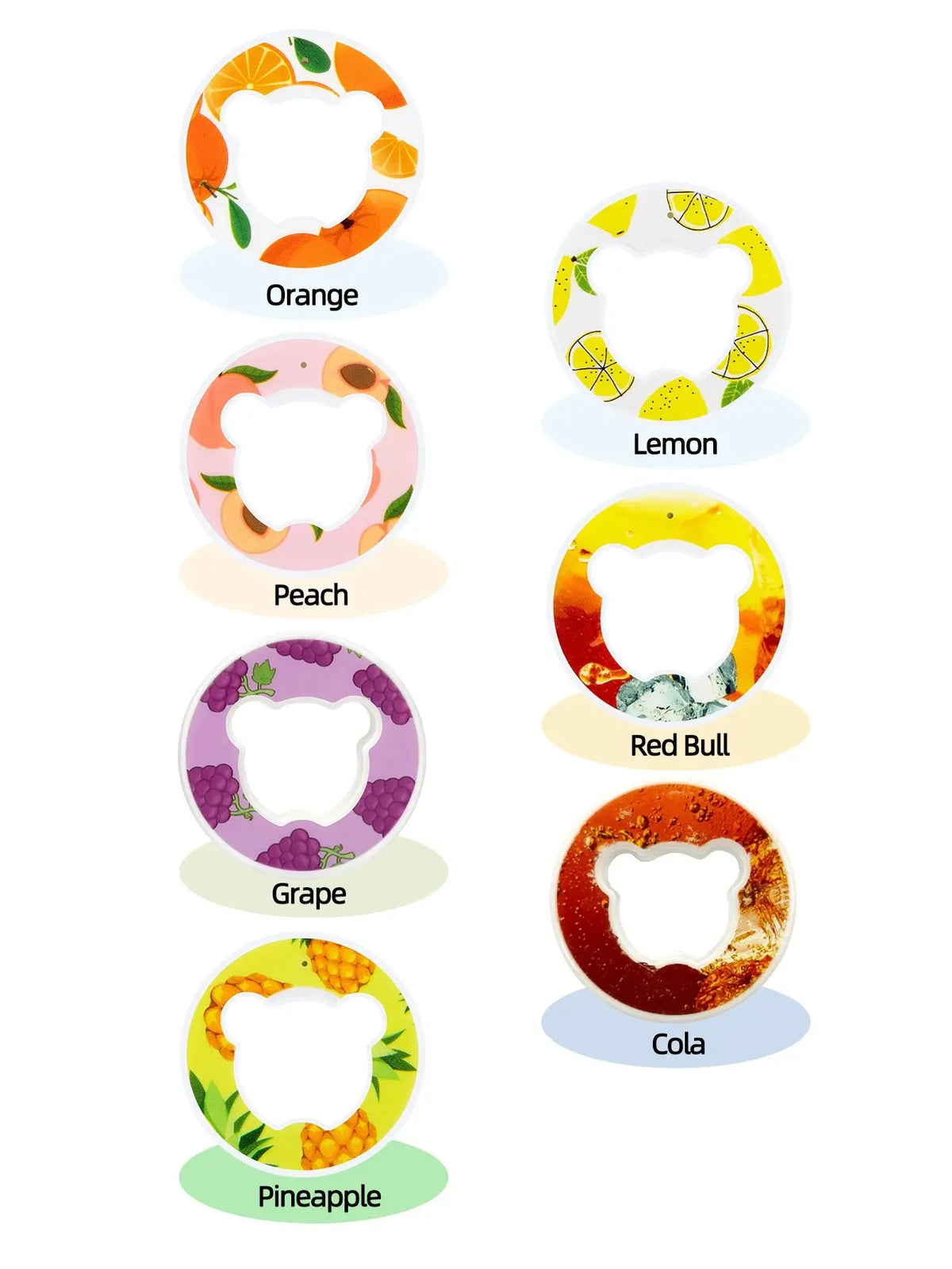 Five Pack of Assorted Flavor Refills for Air Up Bottles