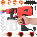 Paint Sprayer HVLP Handheld Painter with 3 Spray Patterns