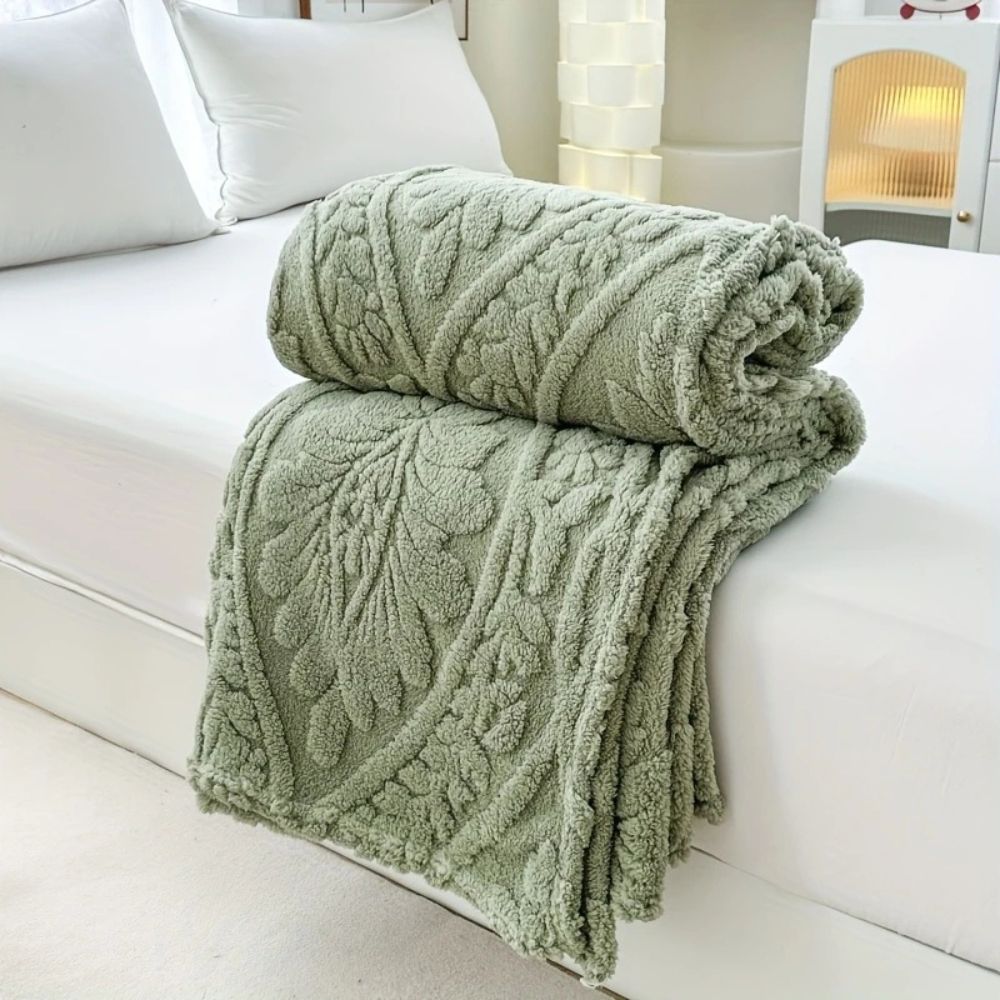 Paris Weave Jacquard Fleece Throw