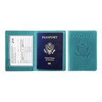 Passport Holder with Vaccination Card Protector