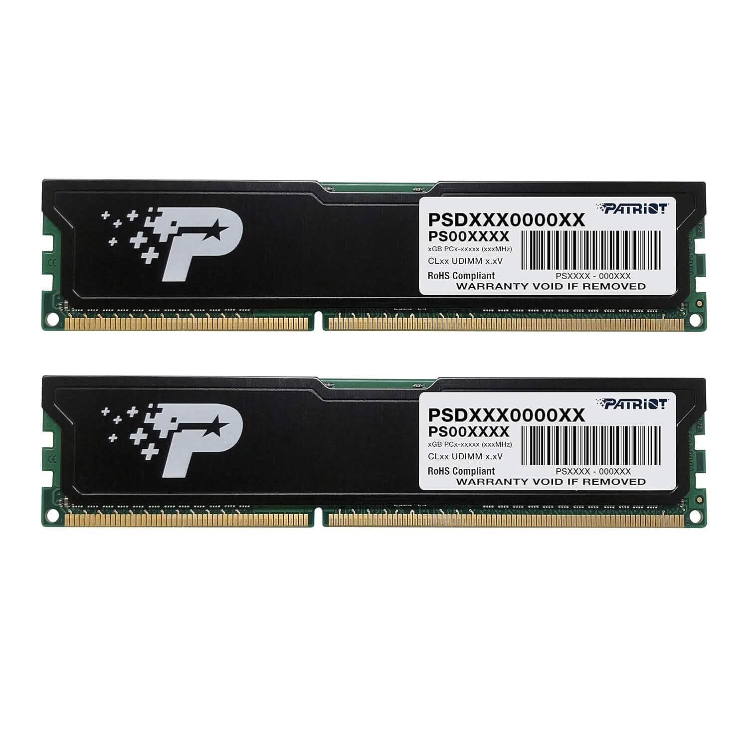 Patriot Memory Signature DDR3 16GB (2 x 8GB CL11 PC3-12800 (1600MHz) CAS 11 DIMM Kit with Heatshield  (Refurbished)
