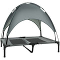 PAWAIR – Elevated Dog Bed with Cooling Mat and UV Protection for Outdoor Comfort